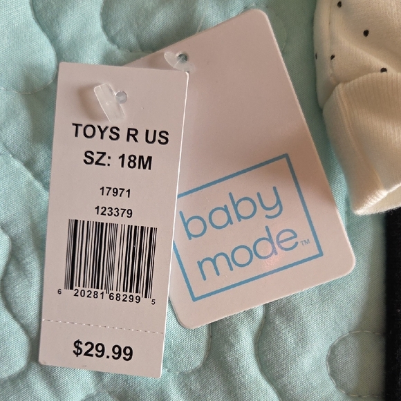 Cream and Black Kids Matching Set - Picture 2 of 2